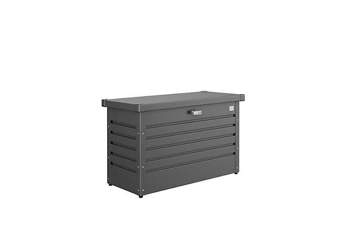 Coffre de jardin métal Biohort gris foncé 195L