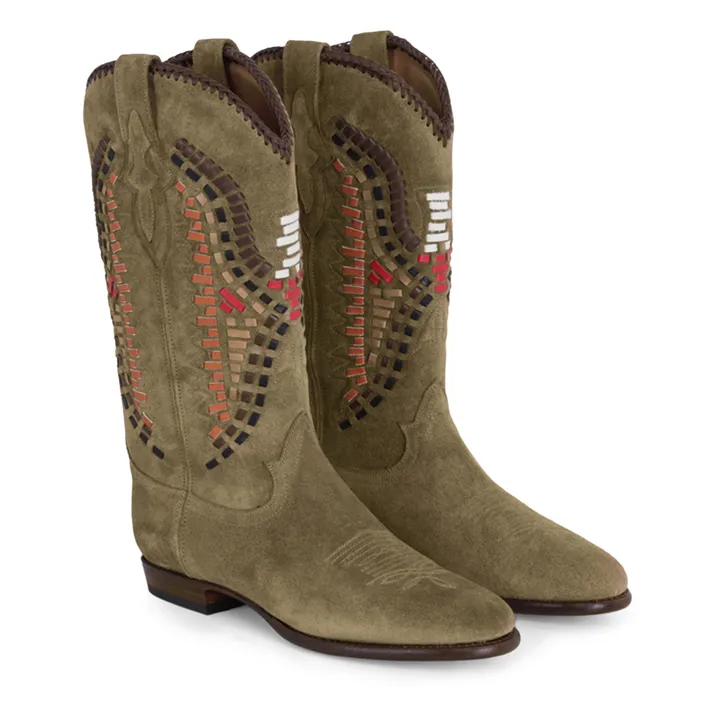 Shiloh Heritage Bottes Midnight Inca Daim | Beige
