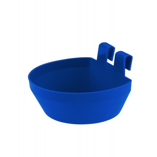 Alimentador de fazenda de plástico azul