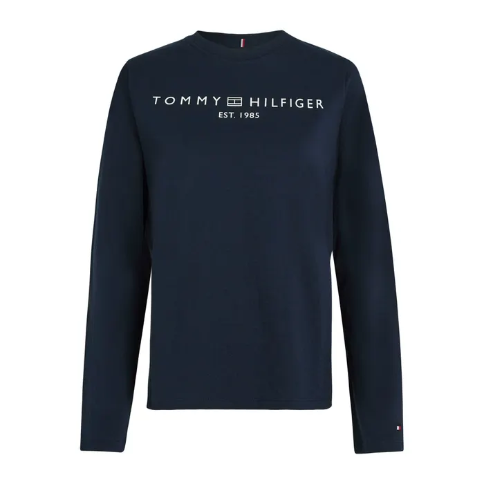 Tommy Hilfiger Regular Corp Logo Longsleeve Shirt Dames
