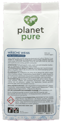 Planet Pure Wäscheweiss Milde Sauerstoffbleiche