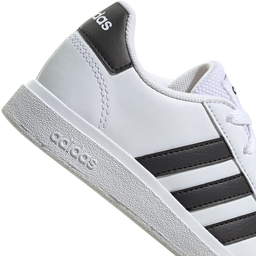 adidas Grand Court 2.0 Tennis Lace-Up Sneaker Kinder footwear white