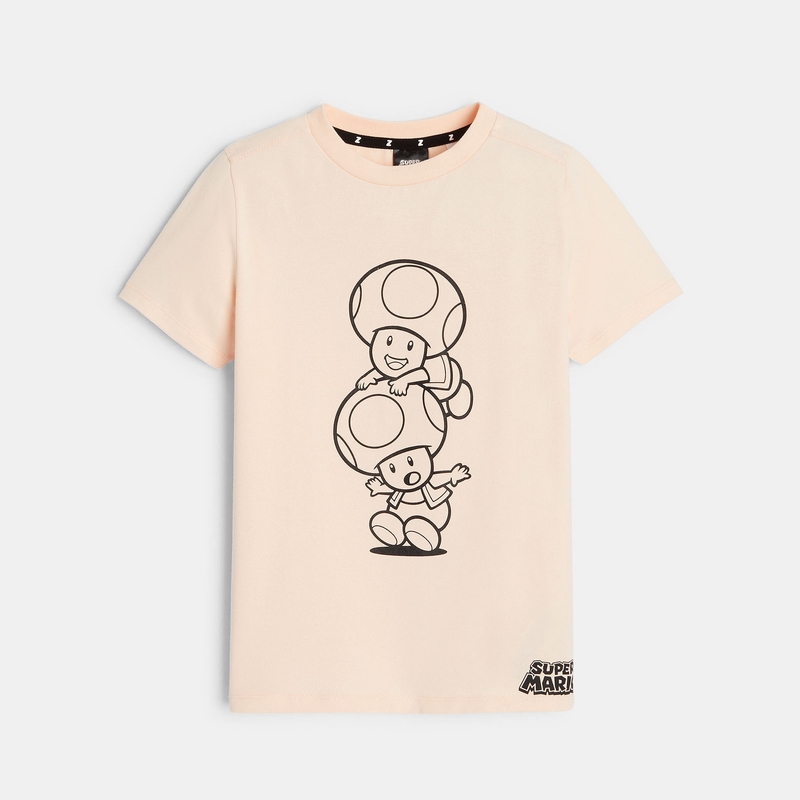 T-shirt Toad Super Mario rouge mixte Z