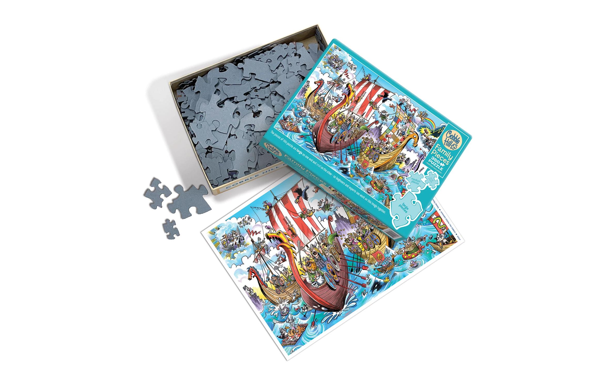 Puzzle Verrückte Wikinger 350 TeileSpiel für die ganze Familie