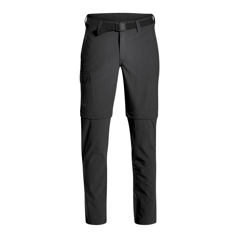 Maier Sports Torid Slim Zip-Off Wanderhose Herren schwarz