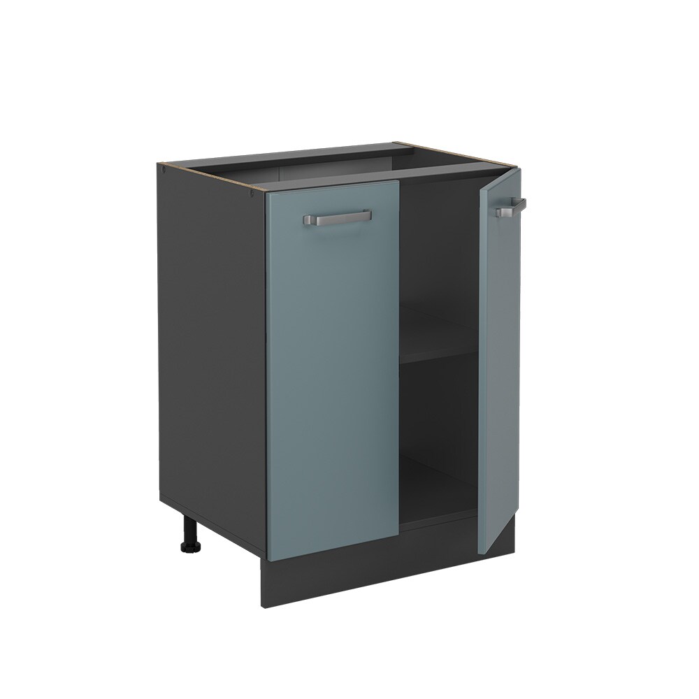 Vicco Unterschrank Küchenschrank R-Line Solid Anthrazit Blau Grau 60 cm modern