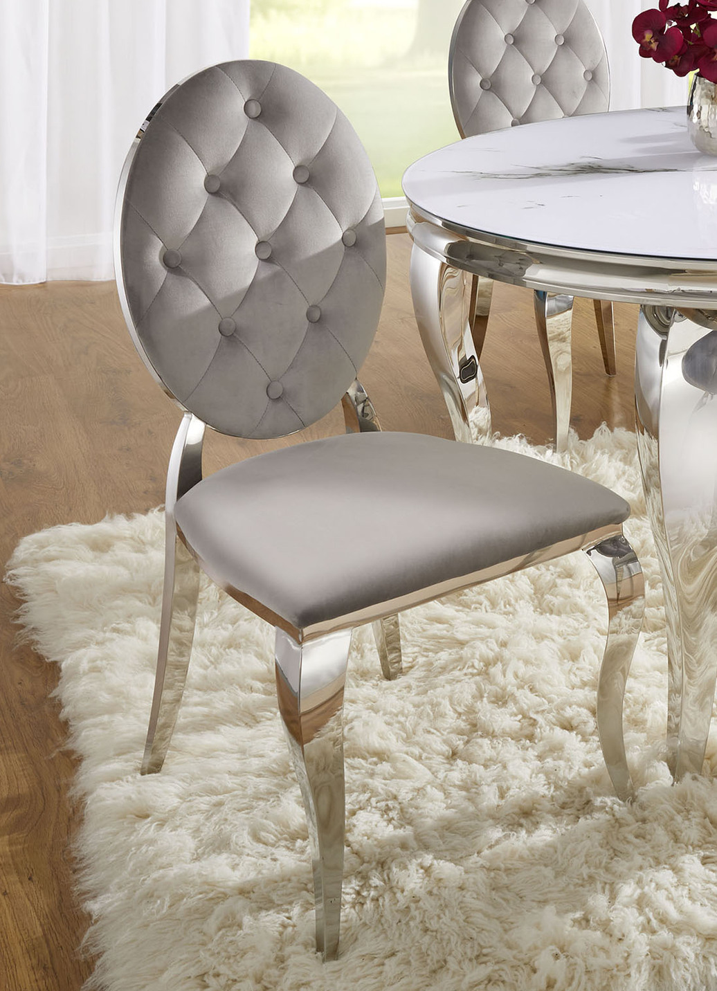 Stühle mit Schaumstoff-Polsterung, 2er-Set