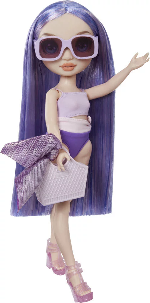 RAINBOW HIGH SWIM ET STYLE POUPEE MANNEQUIN 27CM - VIOLET