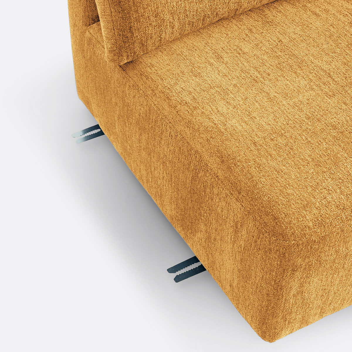 LA REDOUTE INTERIORS<br>Sofá modular de 2 lugares, tecido texturizado, Monica