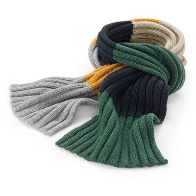 Herren-Strickschal, Multicolor