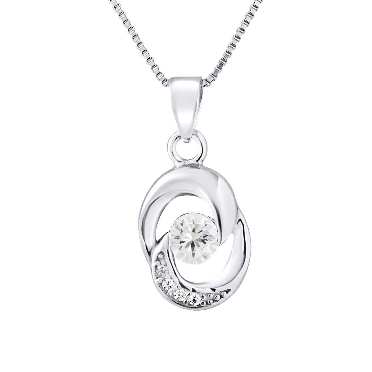 Pendentif FANTAISIE - Oxyde de zirconium - Argent 925