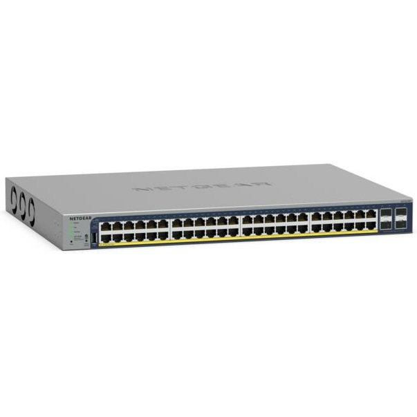 NETGEAR GS728TP Géré L2/L3/L4 Gigabit Ethernet (10/100/1000) Connexion Ethernet, supportant l'alimentation via ce port (PoE) Gris