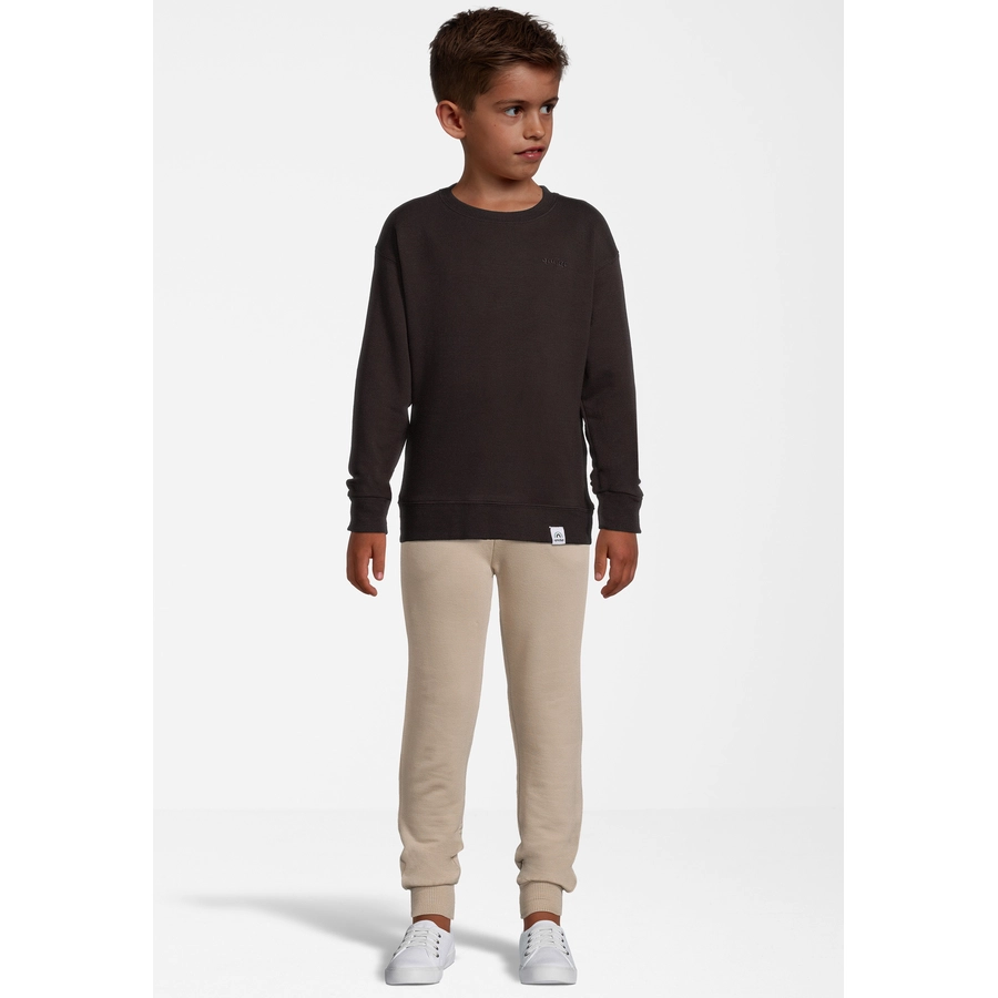New Life Sweatshirt Crew Neck Pullover Schwarz