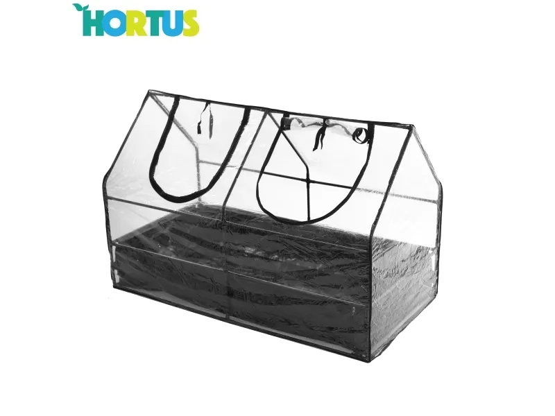 HORTUS Mini drivhus m/ bund 130 x 65 x 85 cm (211-181)