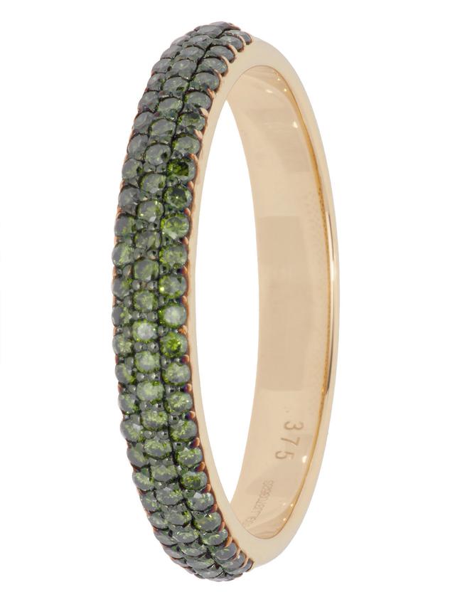 Rivière-Ring, Brillant, Gelbgold 375