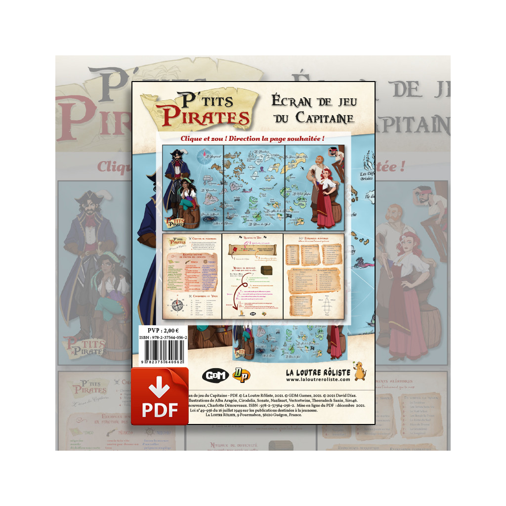 P'tits Pirates - Ecran de jeu du Capitaine Version PDF
