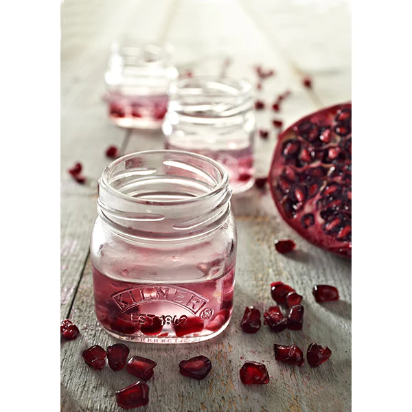 Set de 4 petits pots de conservation en verre 55 ml Kilner