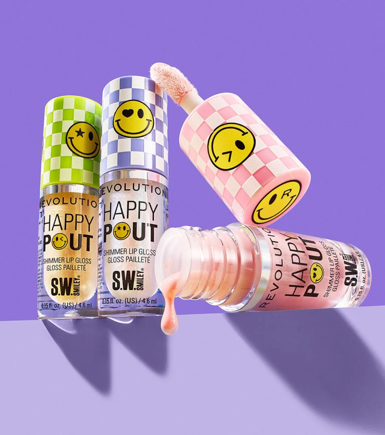 Makeup Revolution - *S.W.Smiley* - Gloss Labial Happy Pout - Pink Bliss