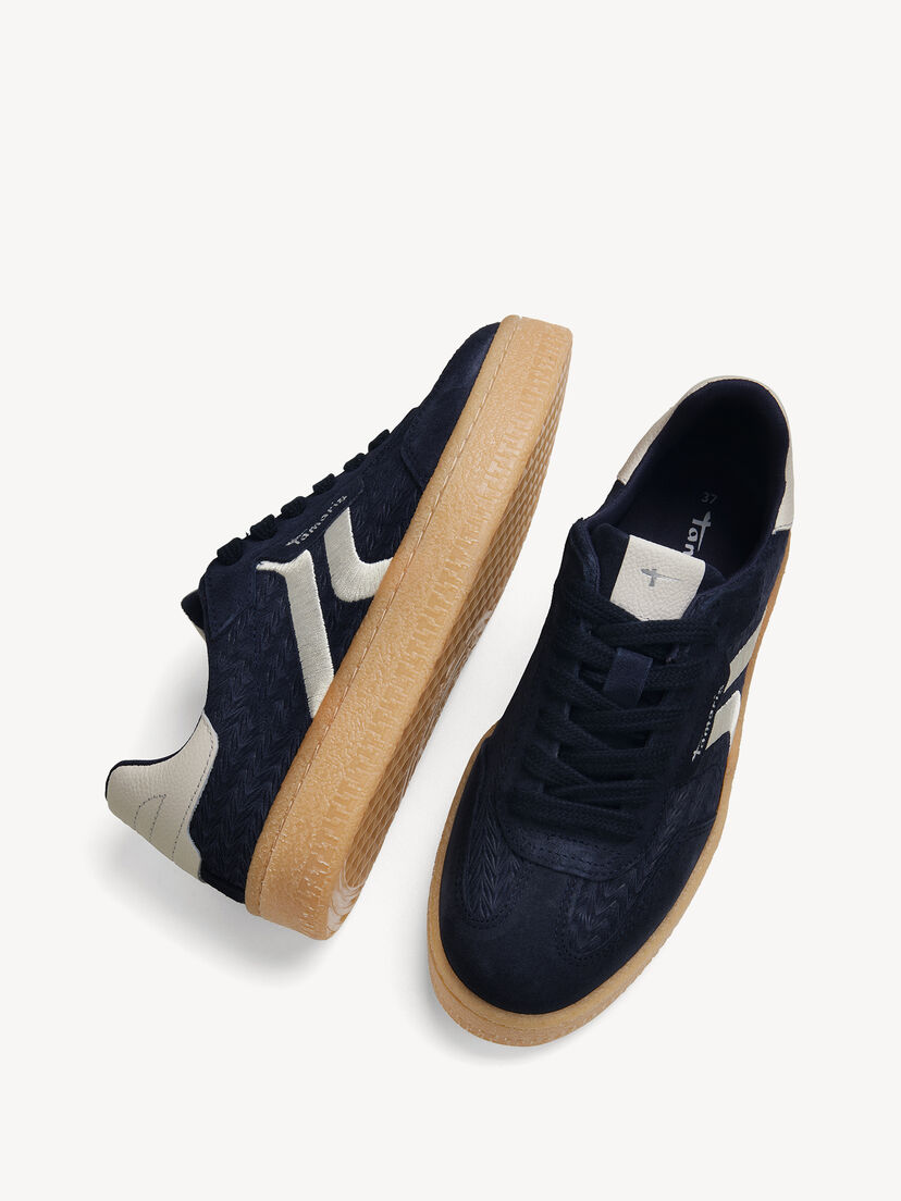 Leren Sneaker - blauw