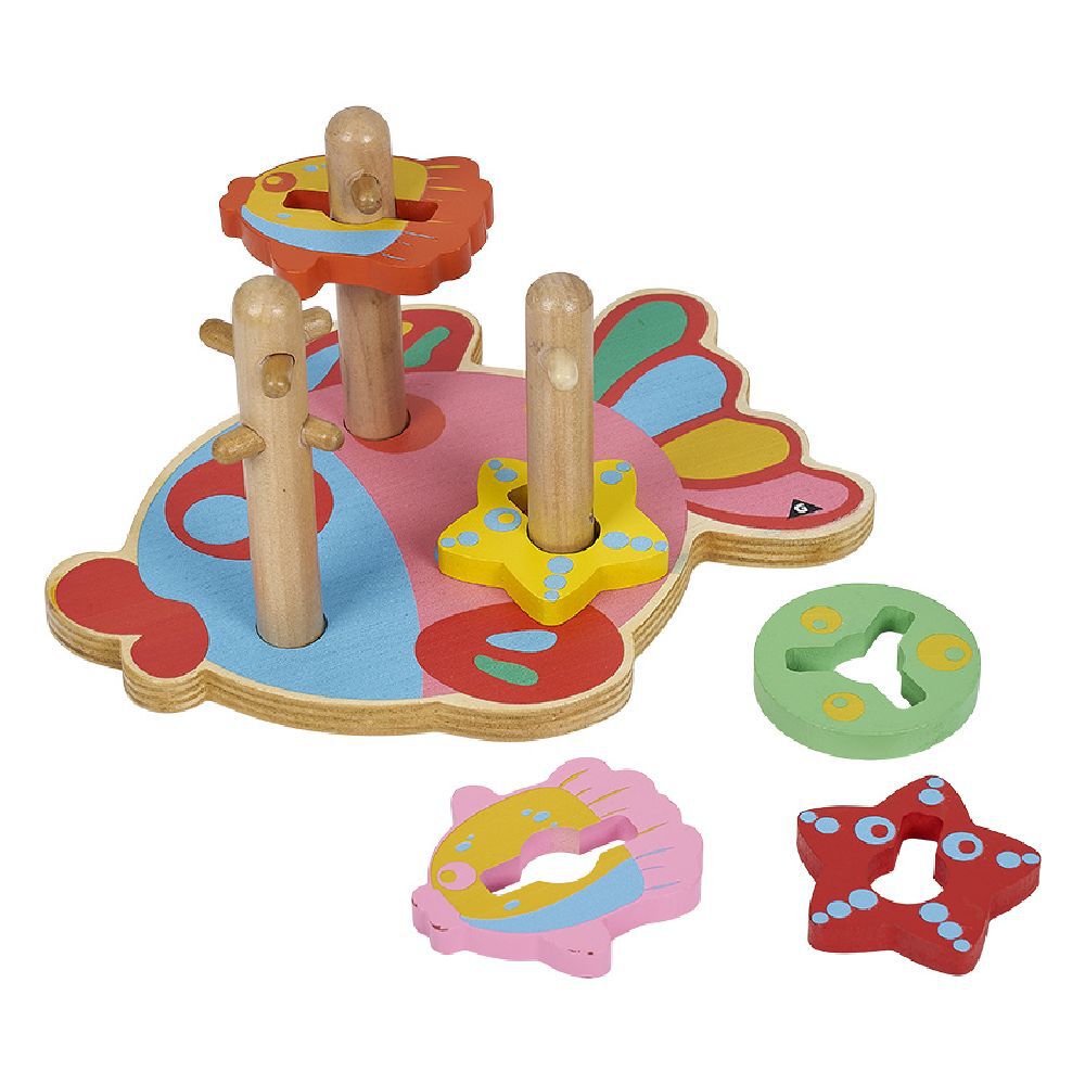 Jeu Empil'ô en bois certifié FSC® Montessori - jeu d'éveil