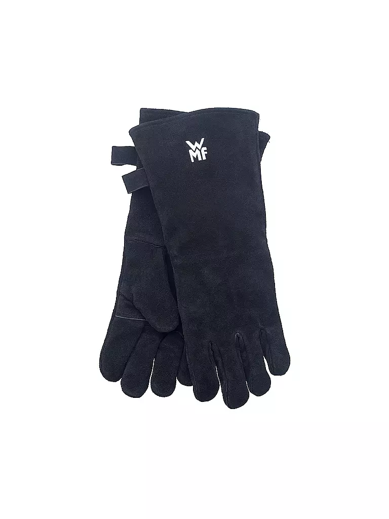 WMF Grillhandschuhe Leder / Schwarz schwarz
