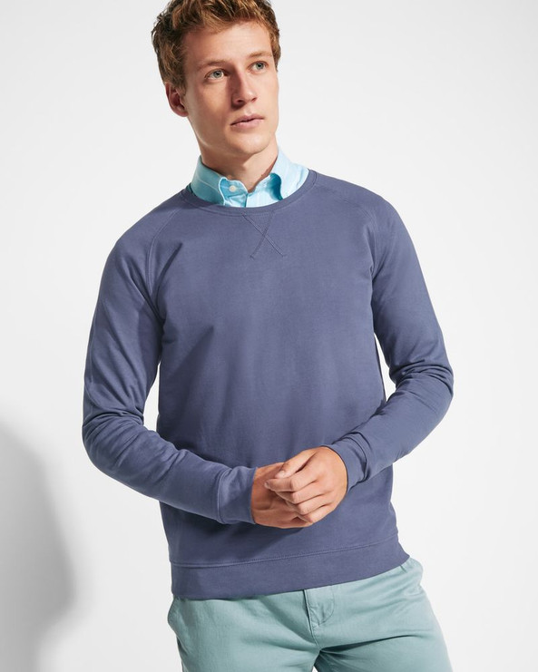 Roly SU1104 - ANNAPURNA Sweat en coton manches longues raglan