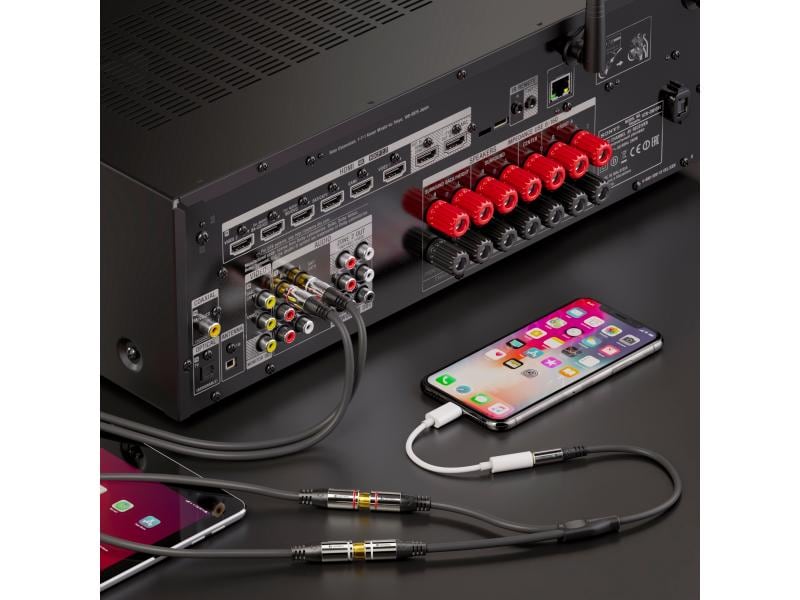 sonero Audio-Kabel 3.5 mm Klinke - Cinch 0.25 m sonero 3,5mm auf 2x Cinch Audio Adapter Kabel 0,25m