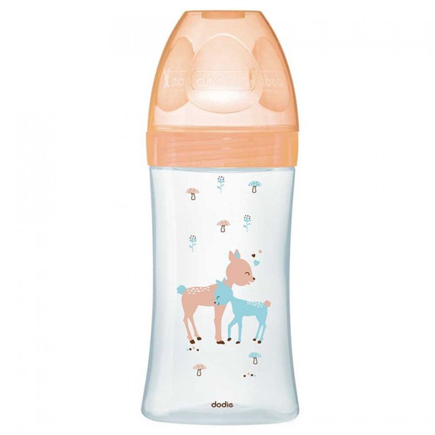 Biberon en verre Sensation+ 270 ml - Biche - Doré