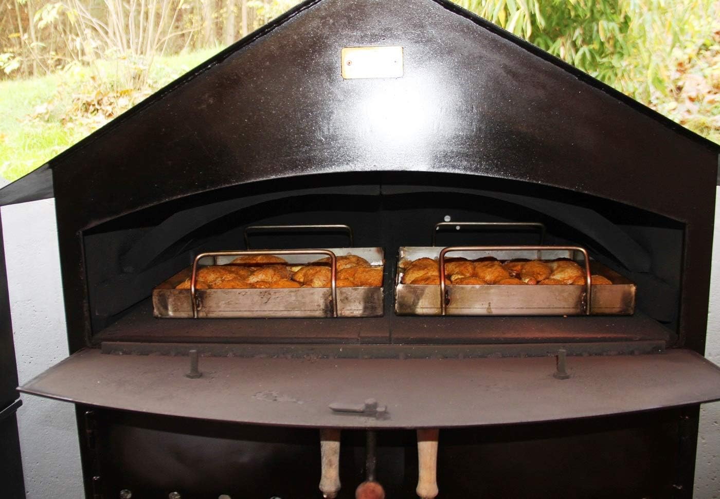 Ramster Holzbackofen Pizzaofen Flammkuchenofen 60x80 + VOLLAUSSTATTUNG + ZUBEHÖR
