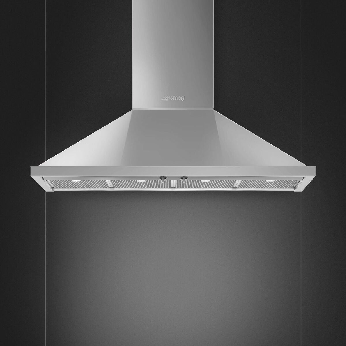 KPF12X Portofino kjøkkenvifte 120 cm, rustfritt stål