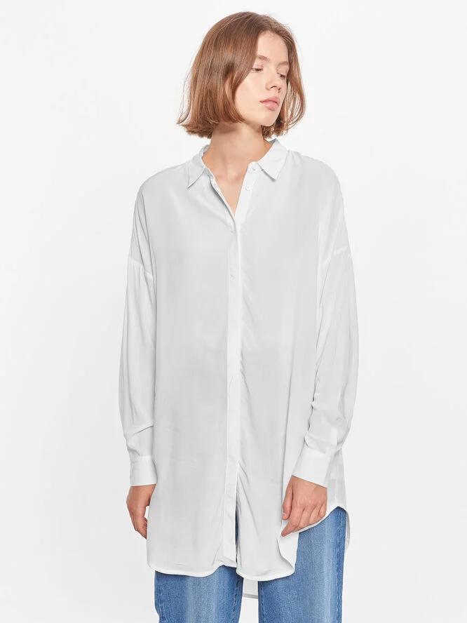 Soft Rebels Freedom LS Long Shirt Snow white / off white