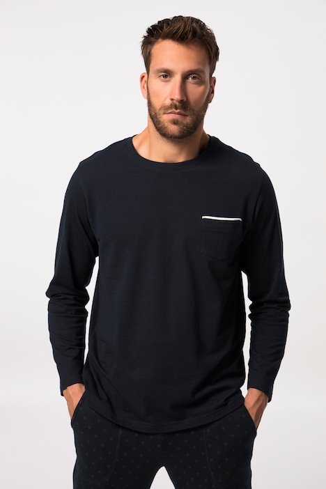Schlafanzug, Homewear, OEKO-TEX, Langarmshirt, lange Hose, bis 8 XL, Tall