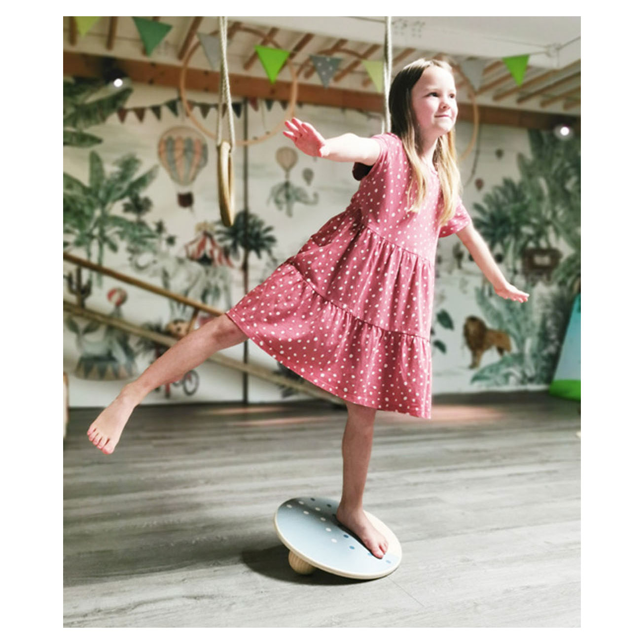 Small Foot-Houten Balansbord Blauw