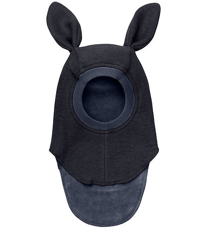 Huttelihut Elefanthue - Uld - 2-lags - Dark Navy m. ?rer