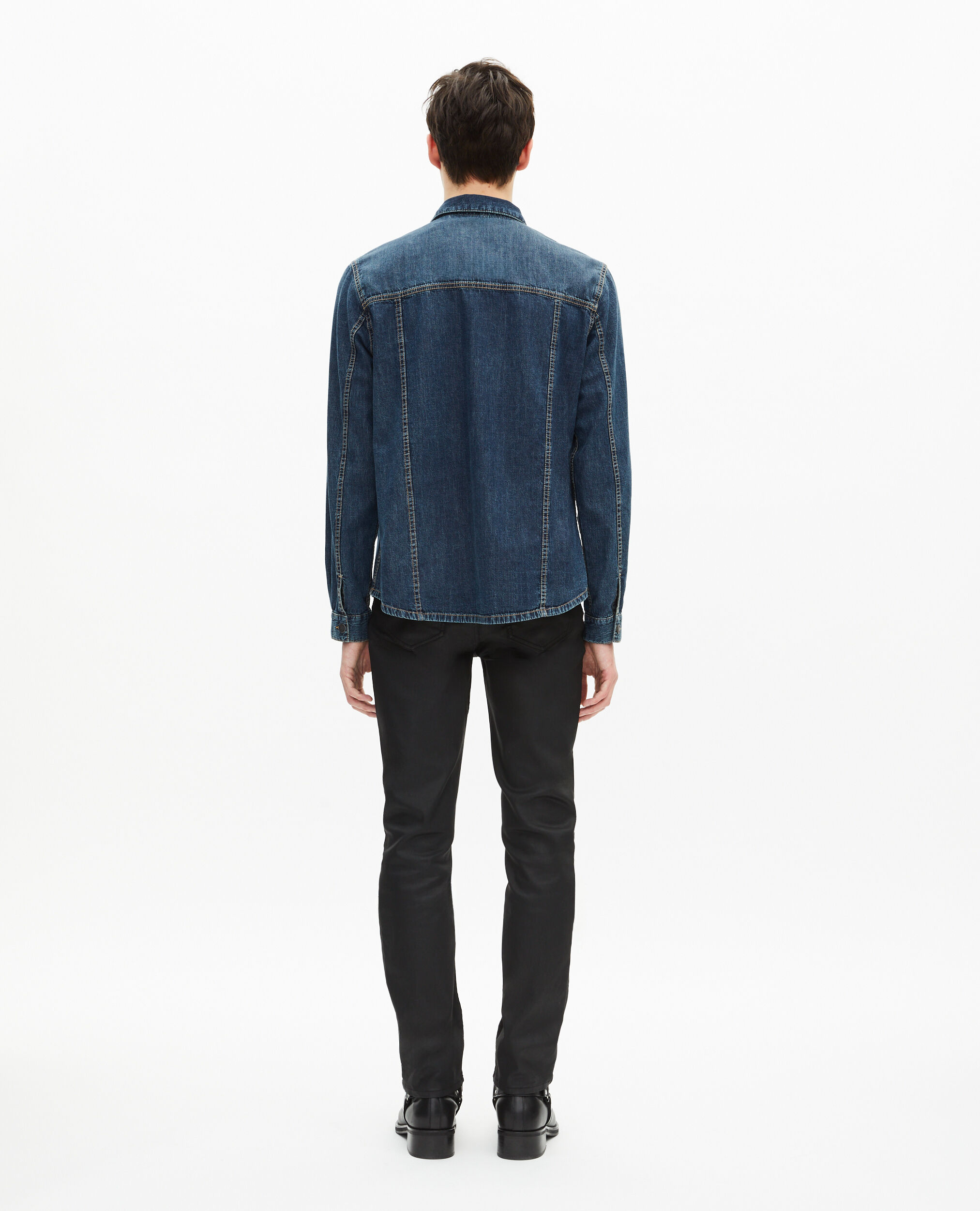Chemise manches longues en denim