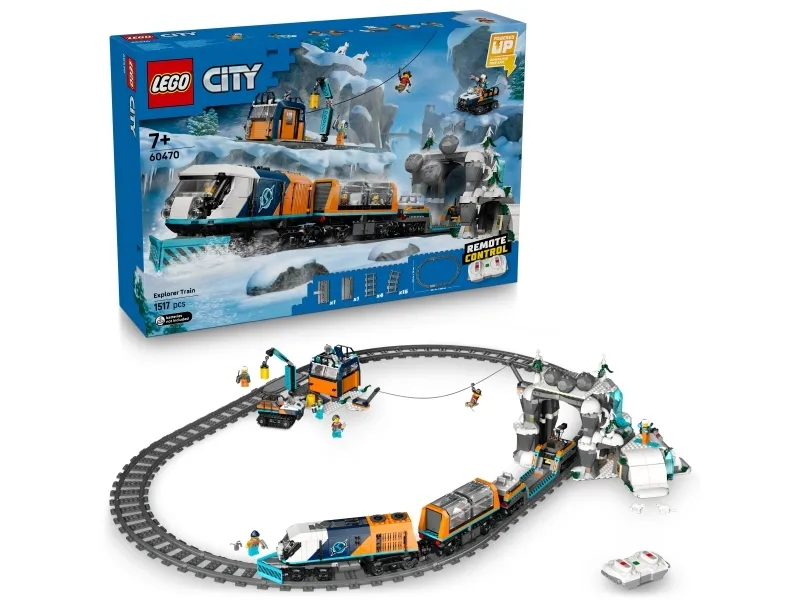 LEGO City 60470 Polarforskernes arktiske eksprestog