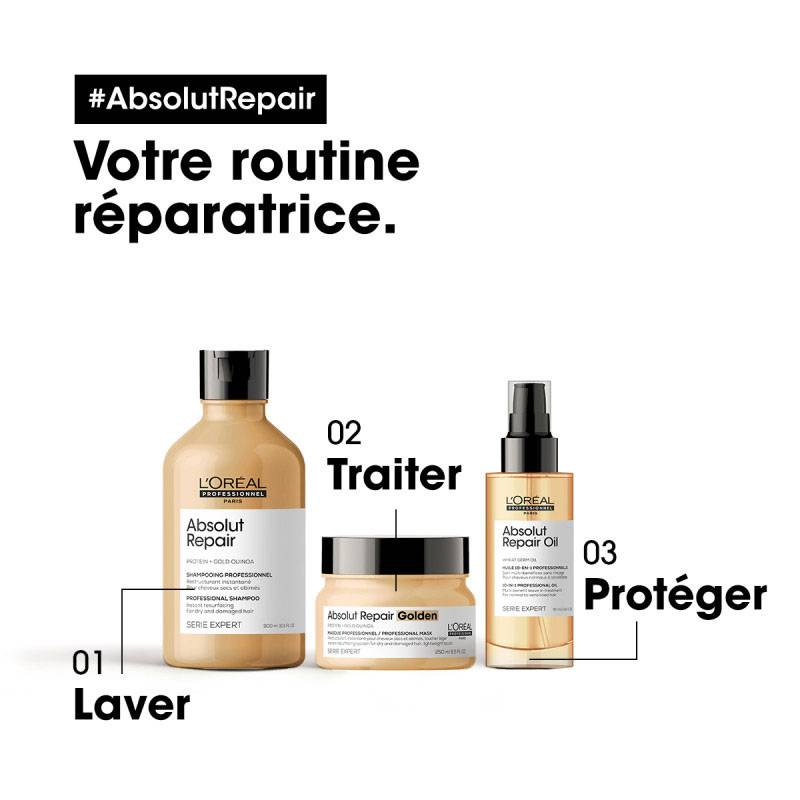 Huile 10-en-1 sans rinçage Absolut Repair / 90ml