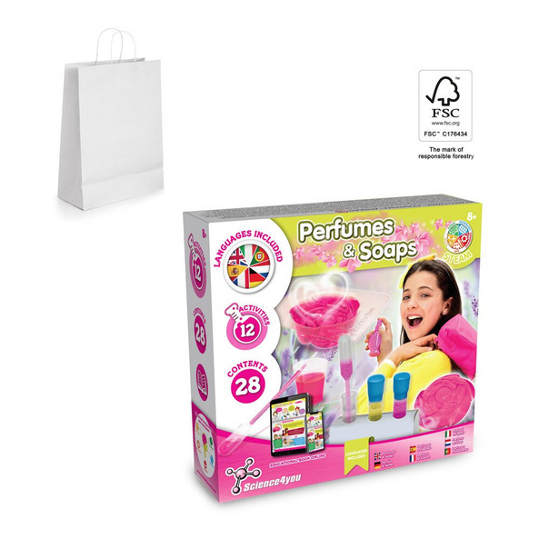 Science4You 35843 - Jeu éducatif livré avec un sac cadeau en papier kraft (90 g/m²), fabriqué à partir de matériaux certifiés FSC™ et d'autres matériaux certifiés