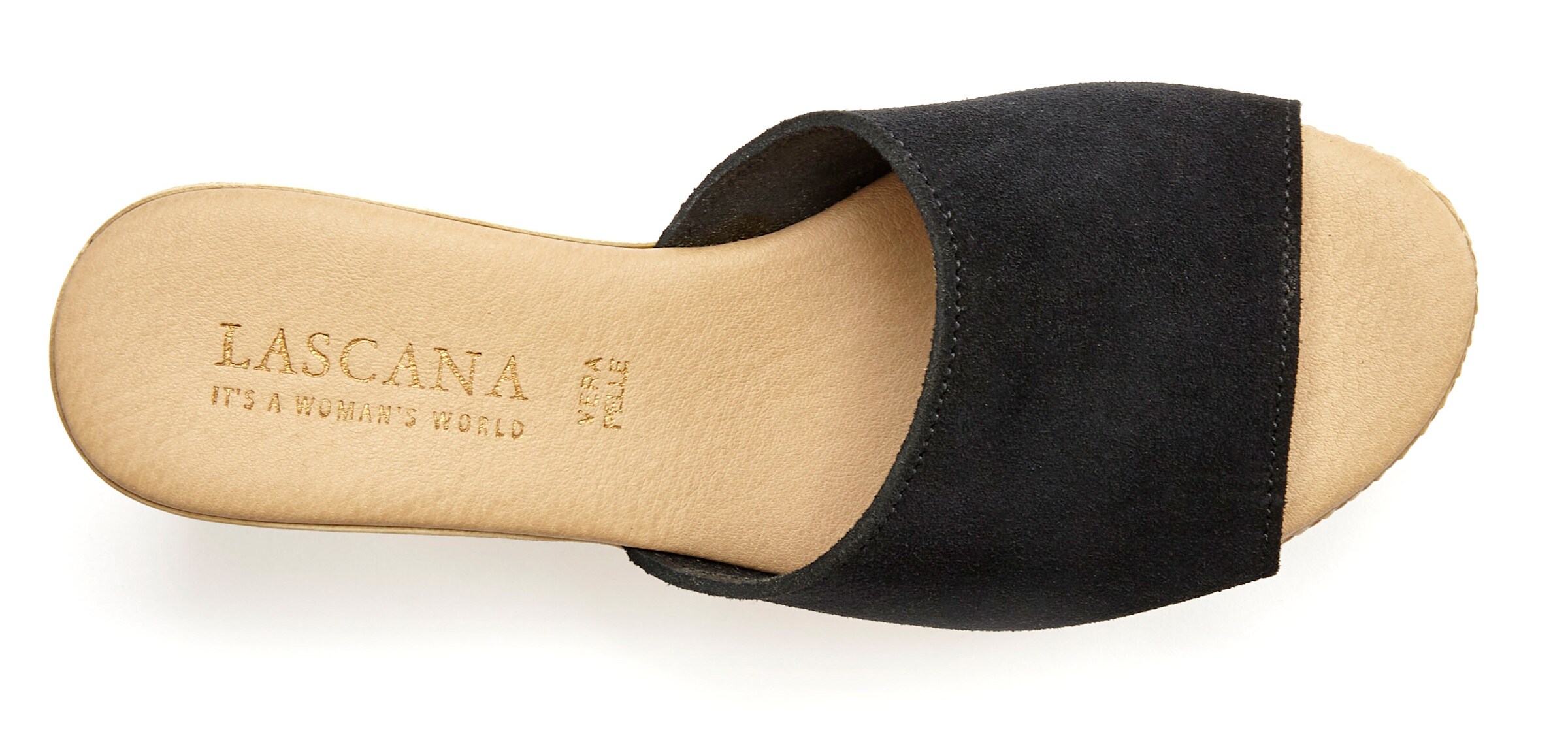 LASCANA Pantolette in schwarz