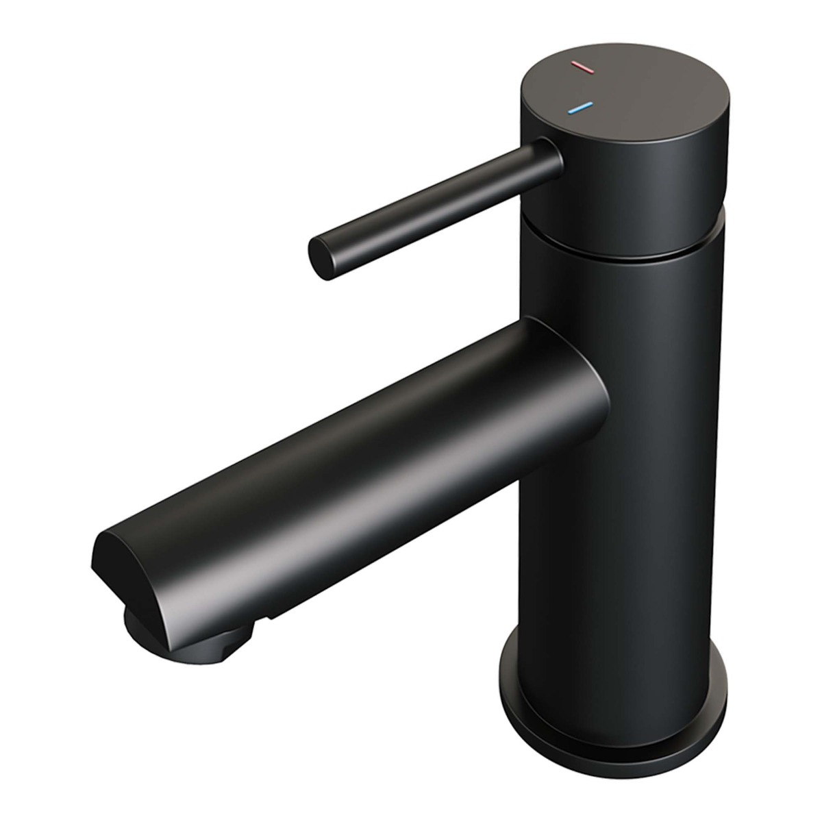 Brauer Black Edition ColdStart wastafelkraan energy-saving model A zwart mat