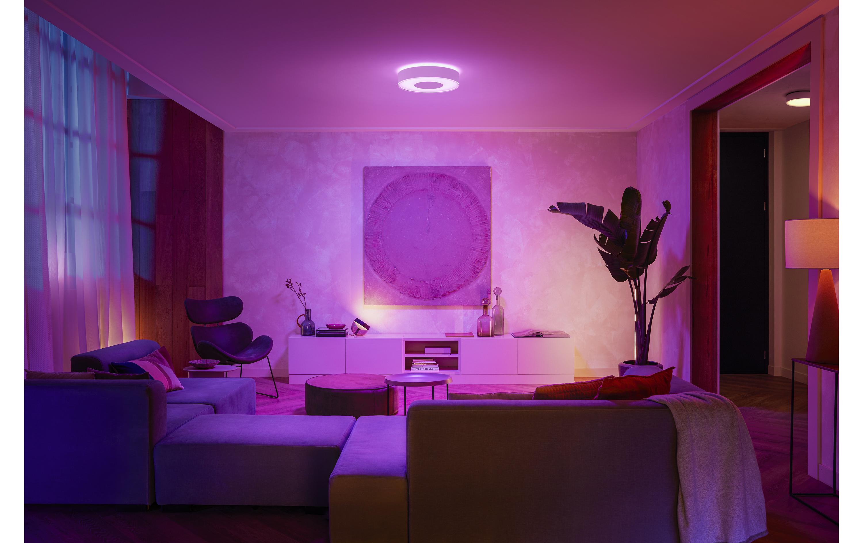 White & Col. Amb. Infuse Deckenleuchte M weiss<br>Deckenlampe steuerbar mit Philips Hue
