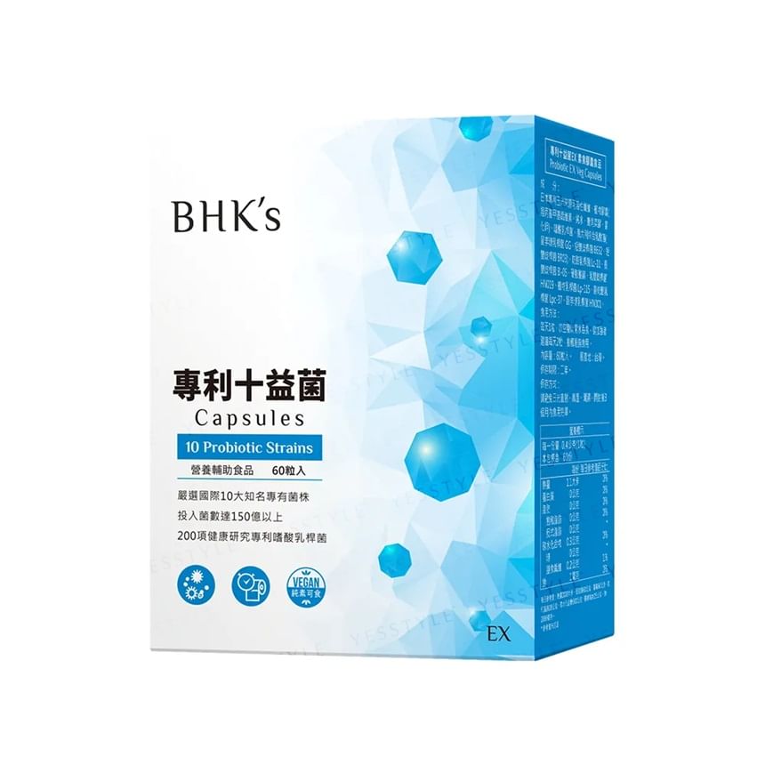 BHK's - 10 Probiotische Stammen EX Veg Capsule