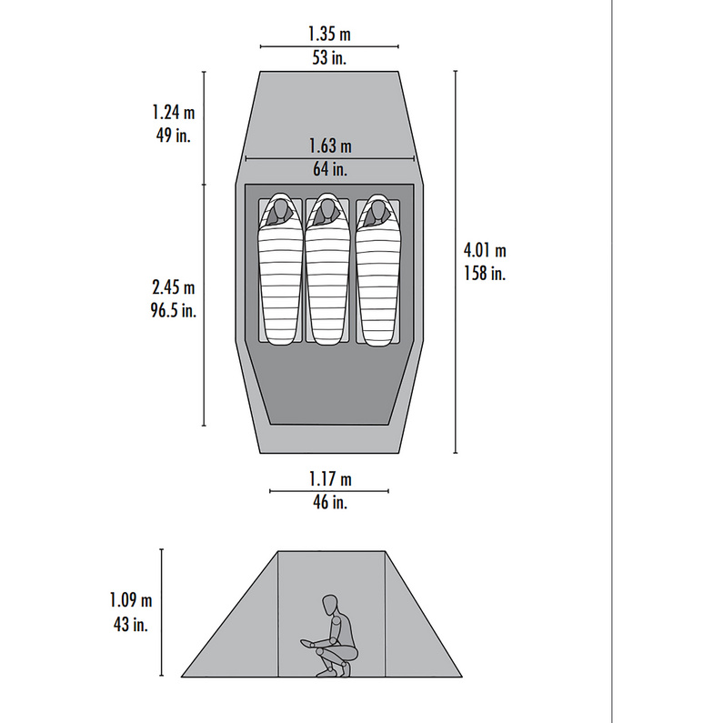 MSR Tindheim 3 Zelt