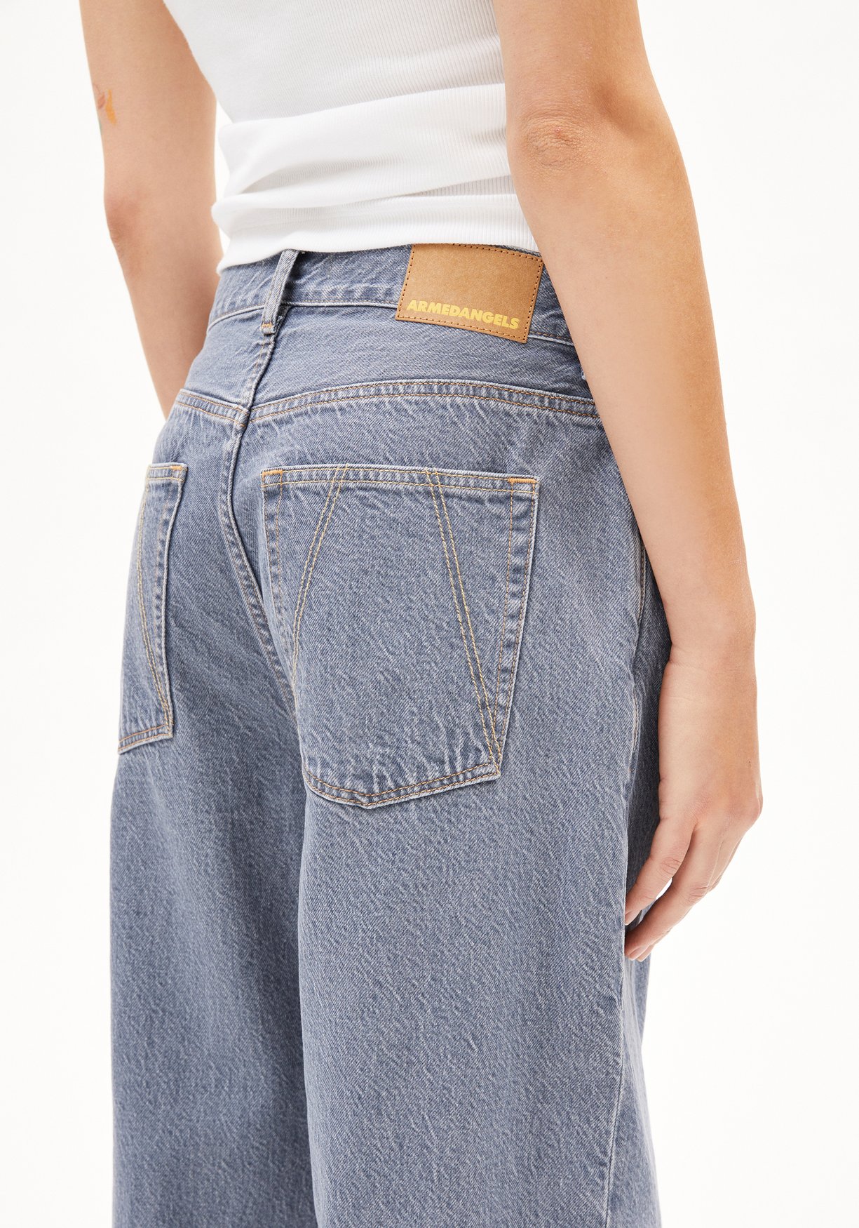 Armedangels Damen-Jeans Haayi Fog