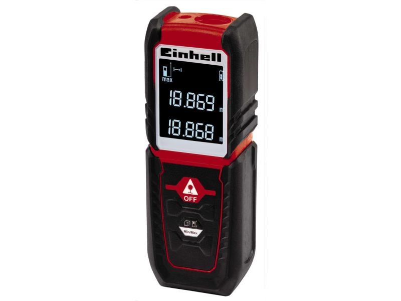Einhell Laser-Distanzmesser TC-LD 25 25 m Zur einfachen Messung von Strecken, Flächen oder Volumen