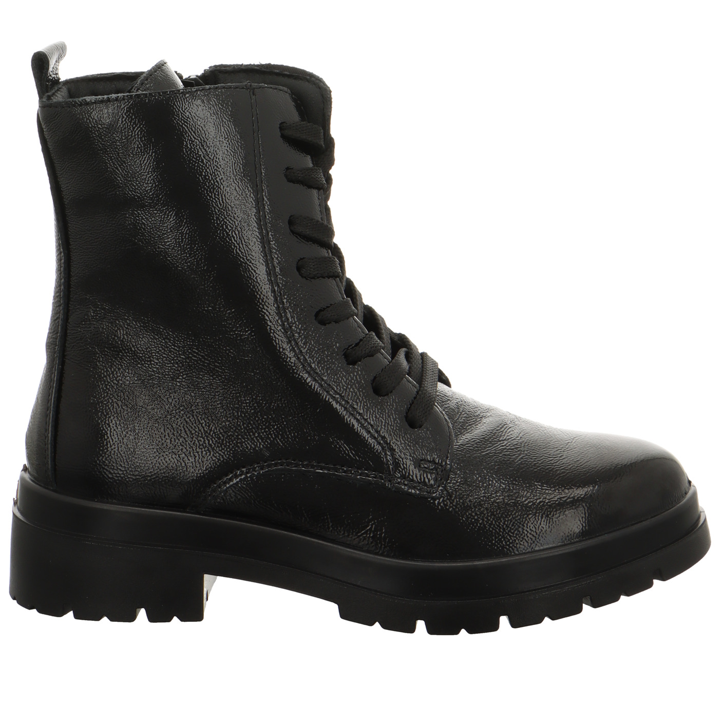 Schnürboots schwarz