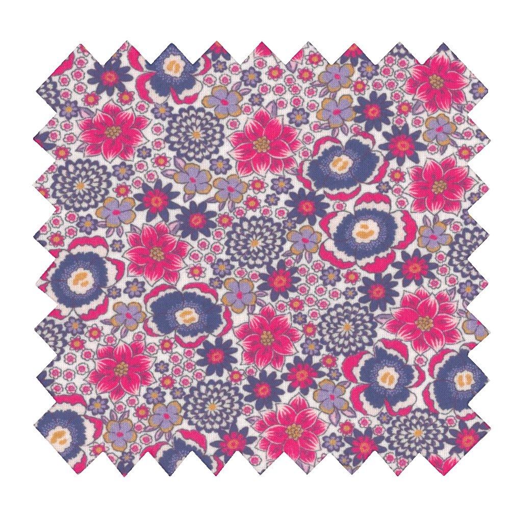 Tissu Coton Au Mètre Ex2543 Lavandula Fuchsia