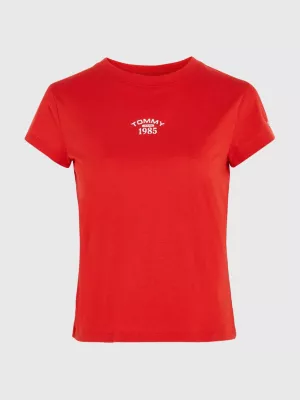 Camiseta Slim Fit com Logo Essencial