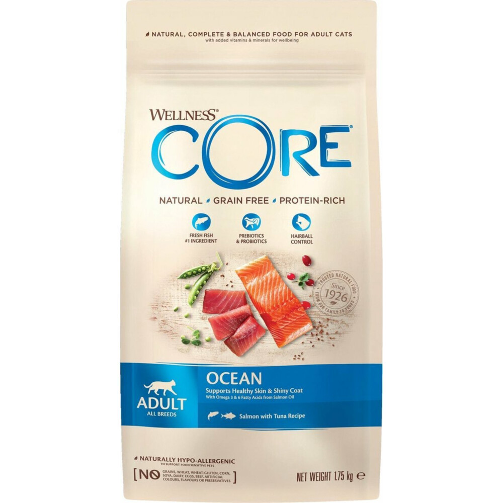 Wellness Core Kattenvoer Original Zalm - Tonijn1,75 kg