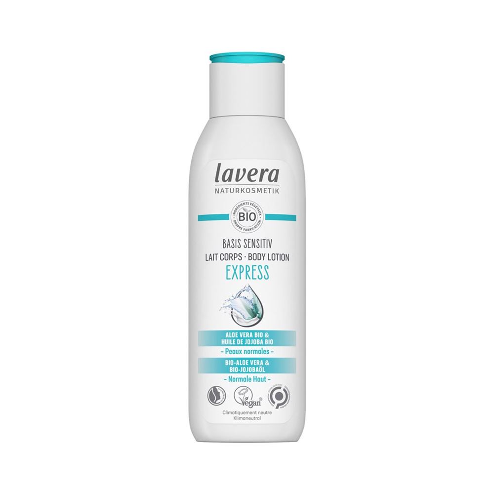 LAVERA Basis Sensitiv Bodylotion express Lot Aloe-Vera & Jojoba Fl 250 ml